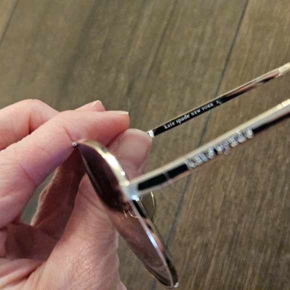 ♠️ Kate Spade Gold Aviator Sunglasses with Case - Picture 13 of 14